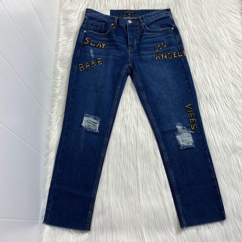 Kendall & Kylie women’s blue jeans Boyfriend Sz 25